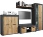 VCM TV Meubels | 4 stuks. Woonwand met voldoende opbergruimte | TV-kast | Gemonteerde wand – Usilo L