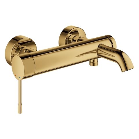 GROHE Essence New Badkraan - Mengkraan - 15 cm hartafstand - Cool sunrise (goud)