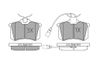 MEYLE Bremsbelagsatz, Scheibenbremse 0252355417/W Hinterachse | Compatibel met: FORD GALAXY I, SEAT ALHAMBRA, VW SHARAN, TRANSPORTER T4 Bus, TRANSPORTER T4 Kasten