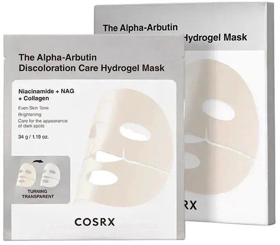 Cosrx The Alpha-Arbutin Discoloration Care Hydrogel Mask 3-Pack