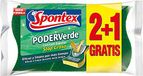 Spontex Vezelspons met spons, 3 sponzen