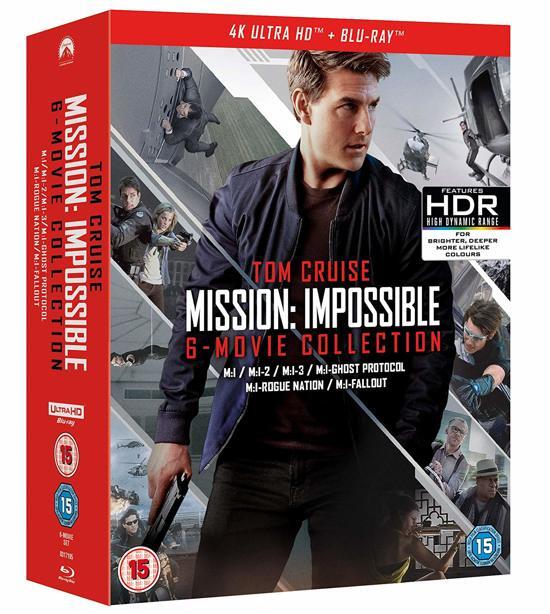 - Mission Impossible 1-6 (4K UHD + blu-ray) (Import met NL)