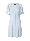 VERO MODA VMALBA SS SHORT DRESS WVN NOOS Dames Mini jurk Cashmere Blue Viscose