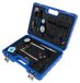Compressietester - Set voor compressie- en lektests, 46-delig - geschikt voor benzine- en dieselmotoren - personenauto's en vrachtwagens - met adapters M10, M12, M14, M18, M20, M22 en M2