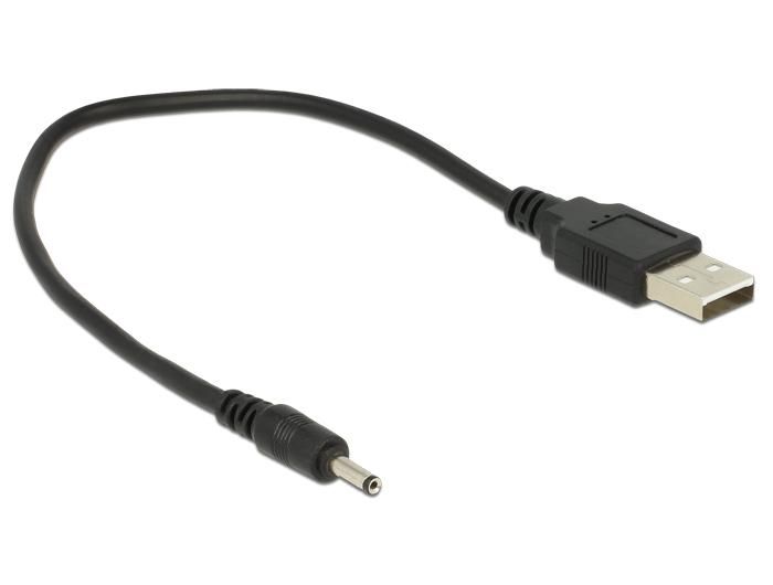 DeLOCK 1 x USB 2.0 Type-A 1 x DC 3.0 mm M/M 27 cm