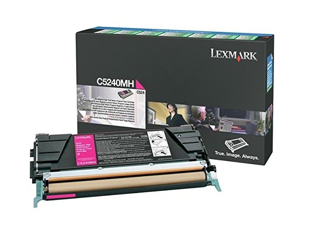 Lexmark C524, C532, C534 5K magenta retourpr. tonercartr.