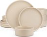 VANCASSO Venus serie: 12-delig steengoed combinatieservies pour 4 personnes