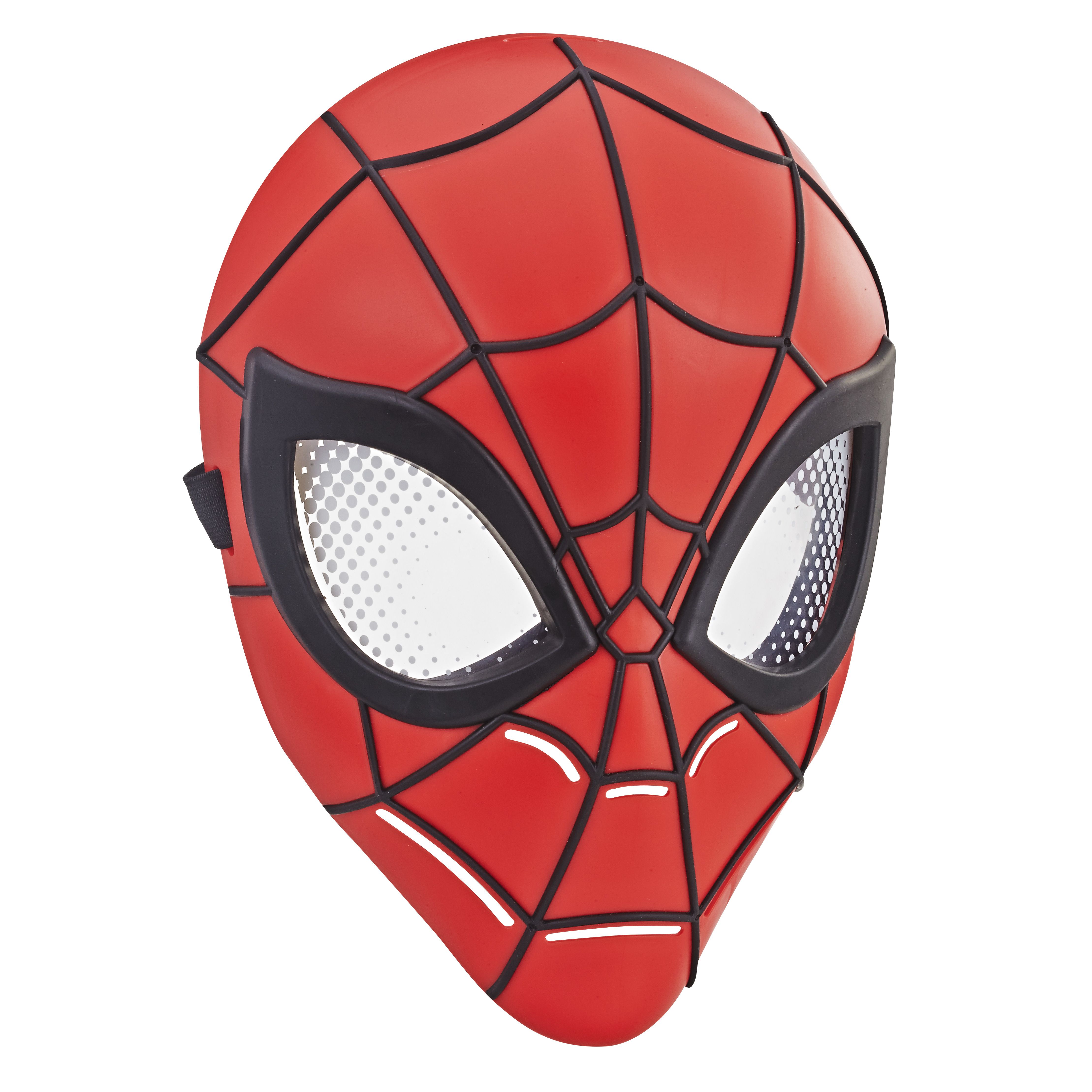 Marvel Spider-Man Mask - Red & Black - Plastic - Child - E3660