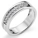 Orphelia RD-3253/56 - Ring - 18 Karaat Witgoud / Diamant 0.26 ct