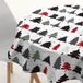 Belum Kerst tafelkleed, diameter 100 cm, rond, 100% katoen, hars, vuilafstotend, model Merry Christmas 14