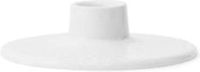 Rhombe Lyngby Porcelæn Rhombe Kaarsenstandaard Ø10,5 Cm Wit Porselein