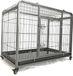 Duvo Heavy Duty Bench XXL - 123 x 75 x 81cm - Anthracite/Grey - Metal - Dog