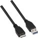 AISENS A105-0044 USB-kabel USB 3.2 Gen 1 (3.1 Gen 1) 2 m USB A Micro-USB B Zwart