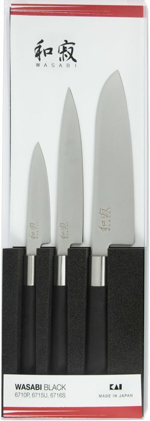 Kai Wasabi Black messenset 3 stuks