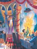 New York Puzzle Company Harry Potter puzzle Noël Poudlard 1000 pièce