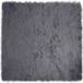 vidaXL Imitatie schapenvacht vloerkleed TAFALLA Antracietkleurig 120 x 120 cm
