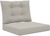 vidaXL Coussin de banc d'extérieur Polyester Gris 60 x 50,5 cm