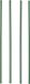 Nature Plantenstok - 12x stuks - donkergroen - geplastificeerd metaal - 90 cm