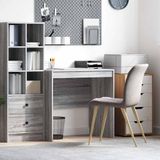 Maison Exclusive - Bureau, couleur Sonoma gris, 80 x 50 x 76 cm