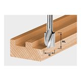 Festool Fresa helicoidal HW para ranurar HS Spi S8 D18/25