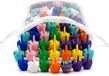 Mini-middelvinger-set - Set van 50 - Grappige stinkvingerfiguren van hars - Grappige cadeaus voor vrienden en collega's