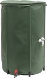 EDA - Flexibele en opvouwbare wateropvangbak 250 L - met filter + 2 kranen - Weerbestendig - Ø 60 x H.88 cm