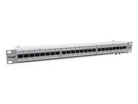 Equip Patchpanel 24x RJ45 Cat6A 19" 1HE grijs