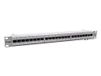 Equip Patchpanel 24x RJ45 Cat6A 19" 1HE grijs