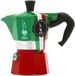 Bialetti La Mokina, 1 tasse, 40 ml, vert/rouge