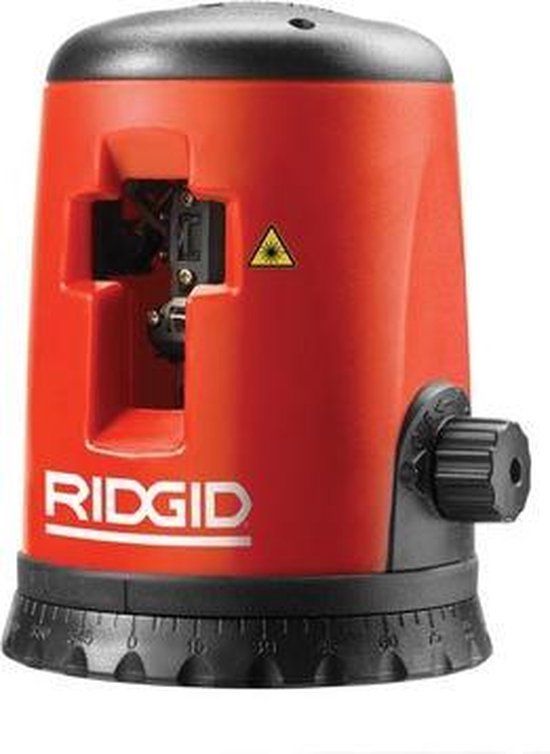 Ridgid CL-100 Kruislijnlaser - Zelfnivellerend - 30m - Rood - Incl. Statief, Bril & Koffer