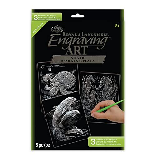 Pracht Creatives Hobby 4675-22081 Engraving Art krasbeeld-knutselset, meerkleurig