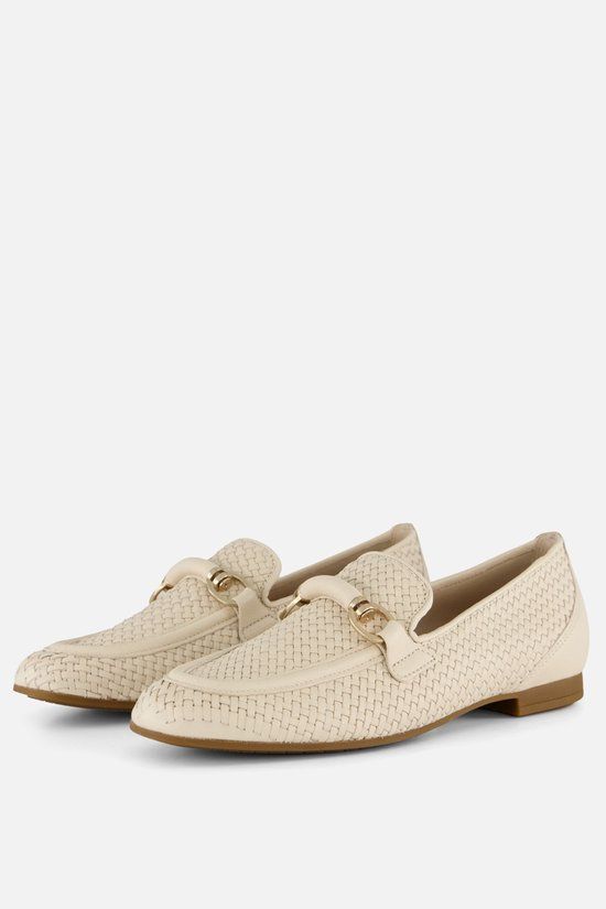 Gabor Instappers beige Leer - Maat 6