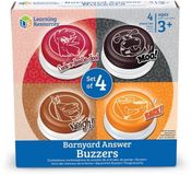 Learning Resources Antwoord buzzers dierengeluiden (set van 4)