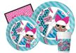 Ciao- Party Table Set L.O.L. Surprise! Rock On! 24 people (112 pcs: 24 paper plates Ø23cm, 24 paper plates Ø20cm, 24 plastic cups 200ml, 40 paper napkins 33x33cm)