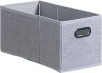 5Five Opbergmand/kastmand - Lichtgrijs - Textiel - 7 liter - 31 x 15 x 15 cm