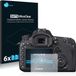 Savvies - Screenprotector voor Canon EOS 7D Mark II - Folie Beschermfolie transparant 6 Stuks