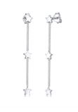 Elli - Oorbellen - Dames Oor Hanger Sterren Astro Trend in 925 Sterling Zilver
