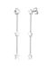 Elli - Oorbellen - Dames Oor Hanger Sterren Astro Trend in 925 Sterling Zilver