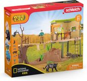 Schleich WILD LIFE Avonturenstation - Kinderspeelgoed - Jungle Dieren - 68 Onderdelen, 5 Dieren