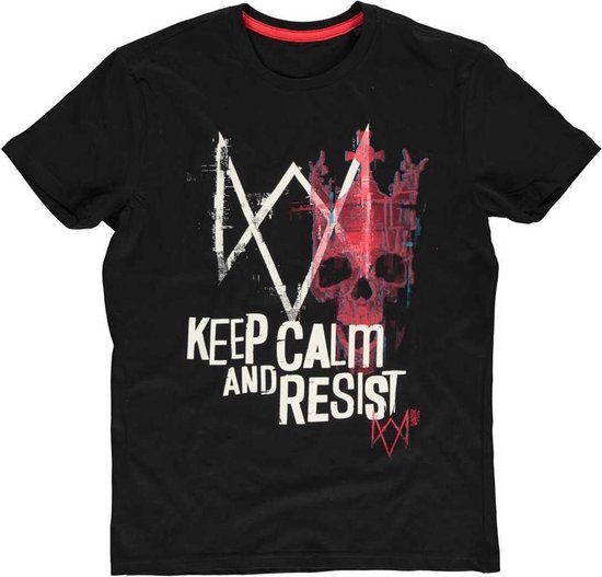 Difuzed watch dogs: legion - keep calm and resist - men's t-shirt