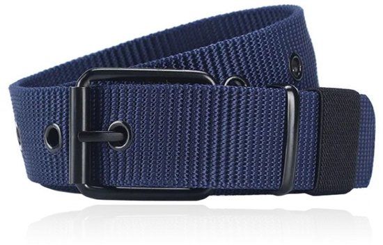 LGT JWLS Gepereforeerde Canvas Riem Blauw Heren 120cm