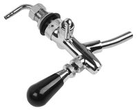 Biertap chromé réglable avec raccord pour le point de tirage