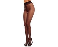 Glamory Ouvert 20 panty - Zwart - Maat 3XL
