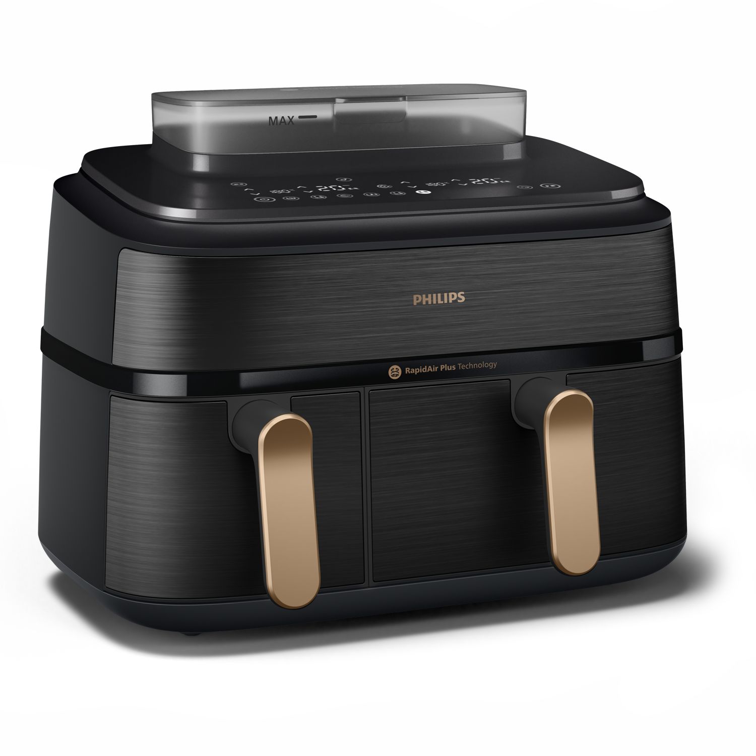 Philips 5000 series NA552/00 Airfryer - Dubbel - 9L - 2750W - Zwart