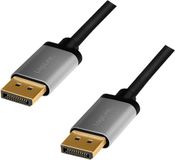 LogiLink DisplayPort AV Aansluitkabel [1x DisplayPort - 1x DisplayPort] 5 m Zwart/grijs
