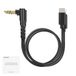 NEEWER 2-pack audiokabelset, mannelijk naar mannelijk 3,5 mm TRS naar USB C + 3,5 mm TRS naar iOS, compatibel met DJI Mic Rode Wireless GO II Hollyland CM28 CM31 draadloze microfoon iPhone iPad