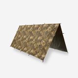 Merkloos Merkloze Bushcraft Tarp - Waterdicht Camouflage Zeil 2,95x2,8m