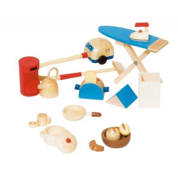 Goki Poppenhuis keuken accessoires