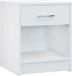 Casaria Nachtkastje met Lade – 50x40x35cm Extra Opbergvak - Wit