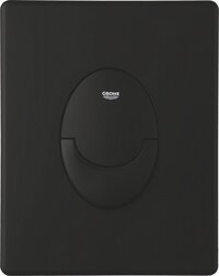 GROHE Start Bedieningsplaat - Dual flush - Vierkant met afgeronde hoeken - mat zwart